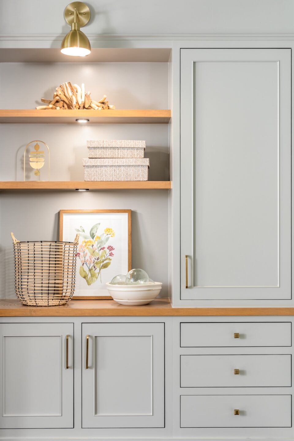 Built In Shelves Custom Double Oak Tx