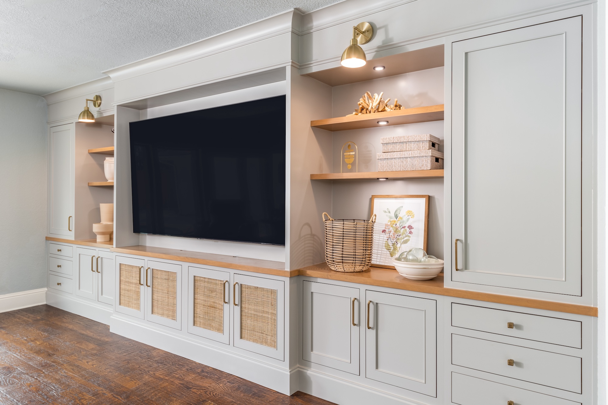 Custom Built In Entertainment Console