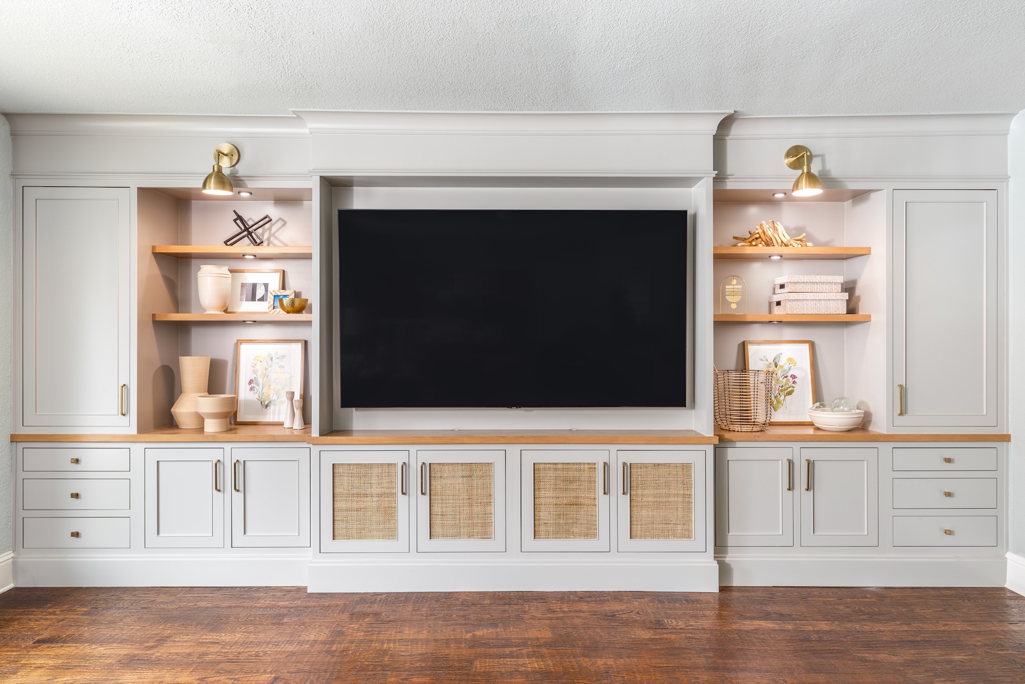Custom Built In Shelves Trella Design And Remodel