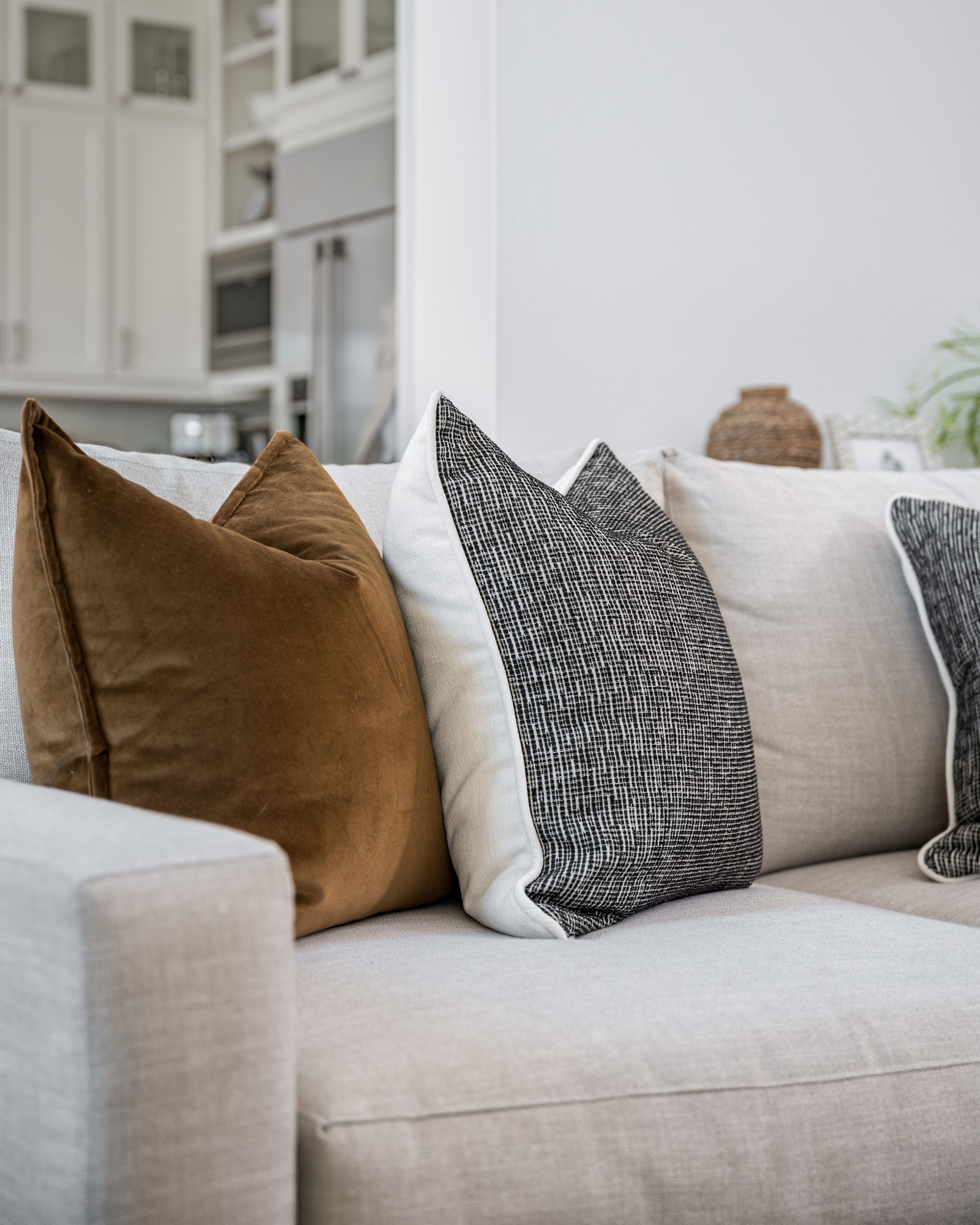 Family Room Sofa Pillows