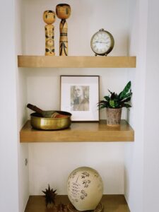 Floating Shelves Living Room