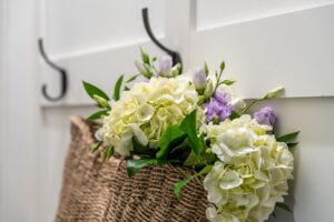 Flower Basket Hanging From Hook