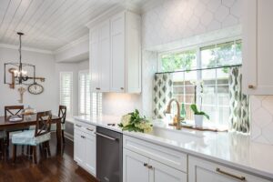 Kitchen Window Detail Tile Backsplash