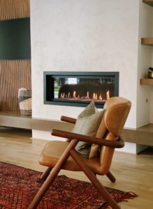 Living Room Accent Chair Wood And Leather