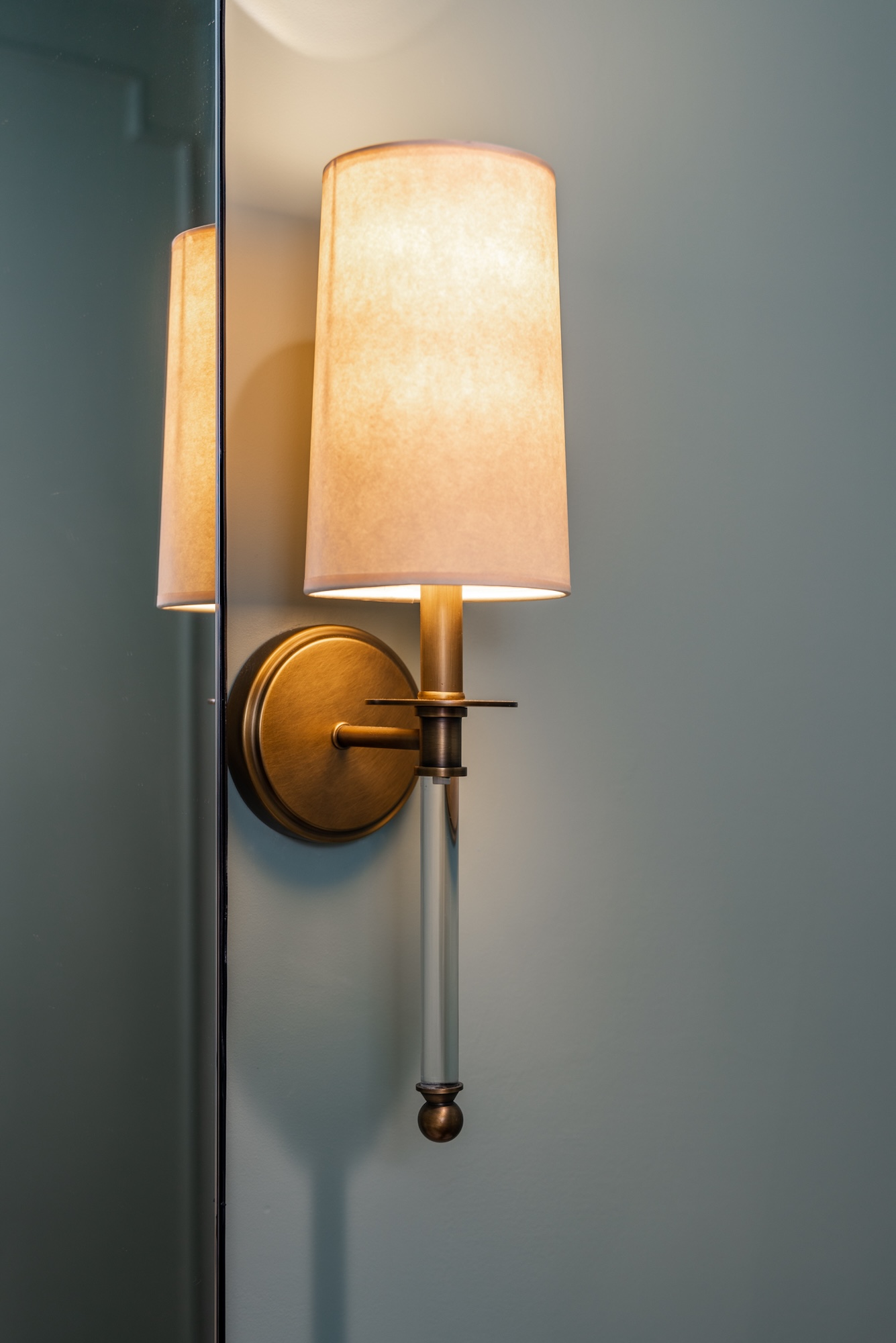 Powder Room Sconce Detail