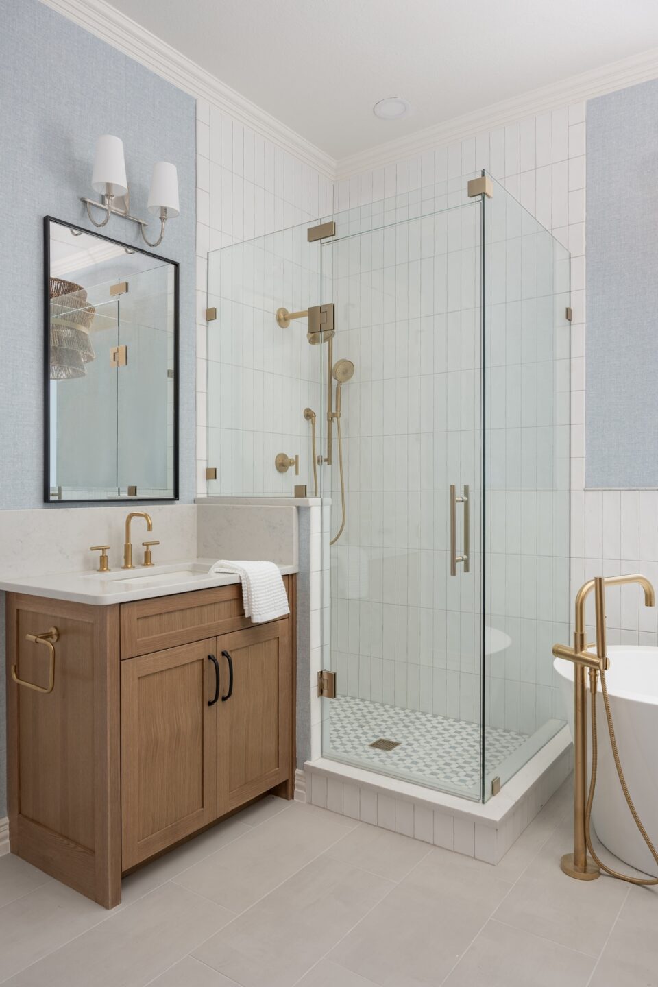Primary Bathroom Colleyville Tx Interior Design