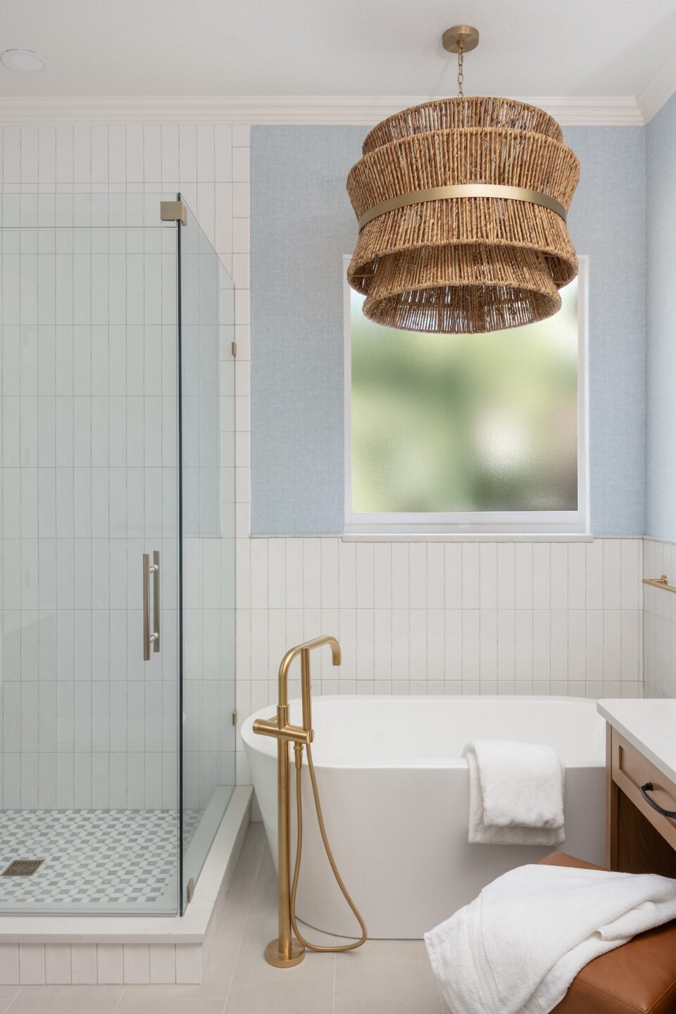 Primary Bathroom Separate Shower And Bathtub