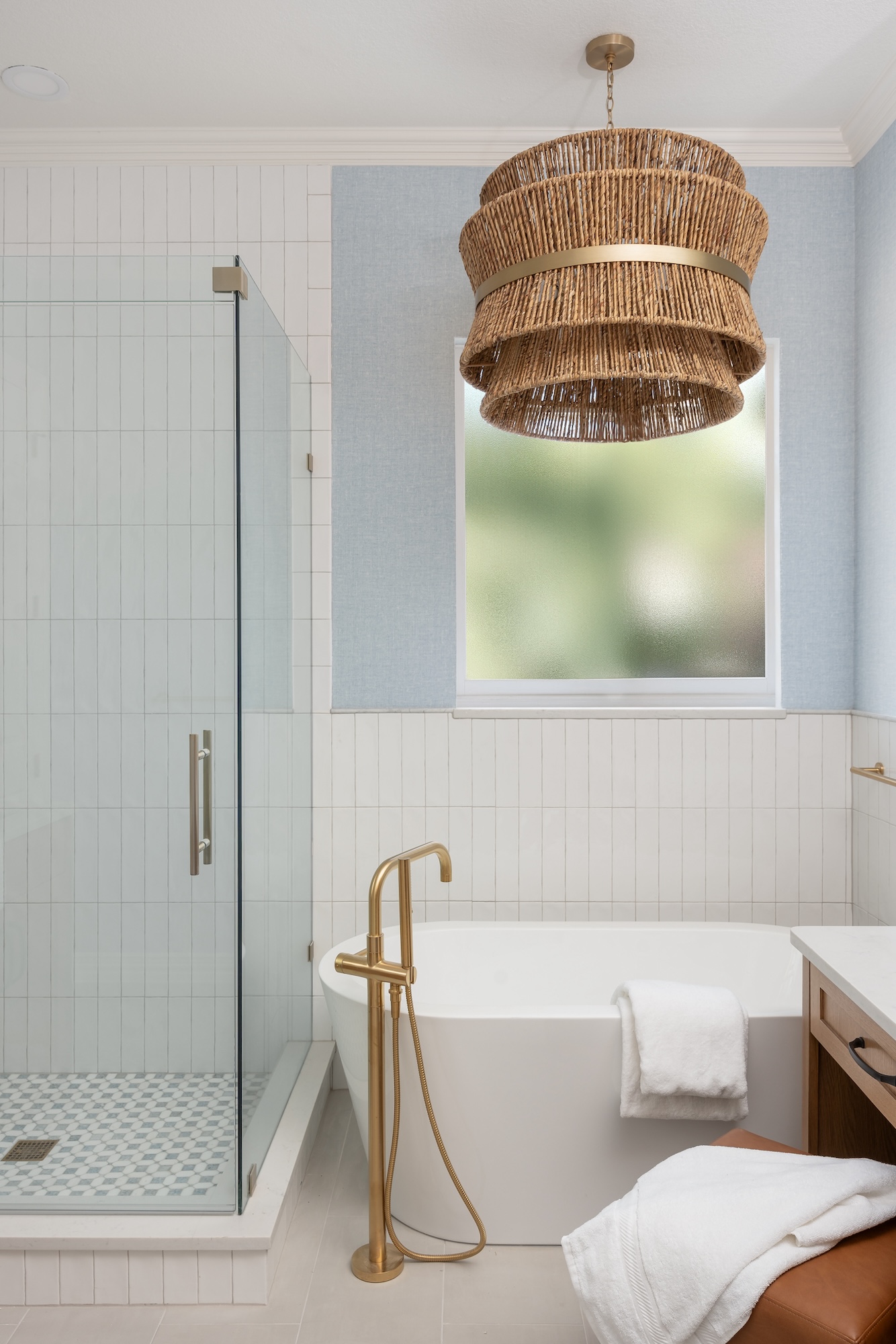 Primary Bathroom Separate Shower And Bathtub