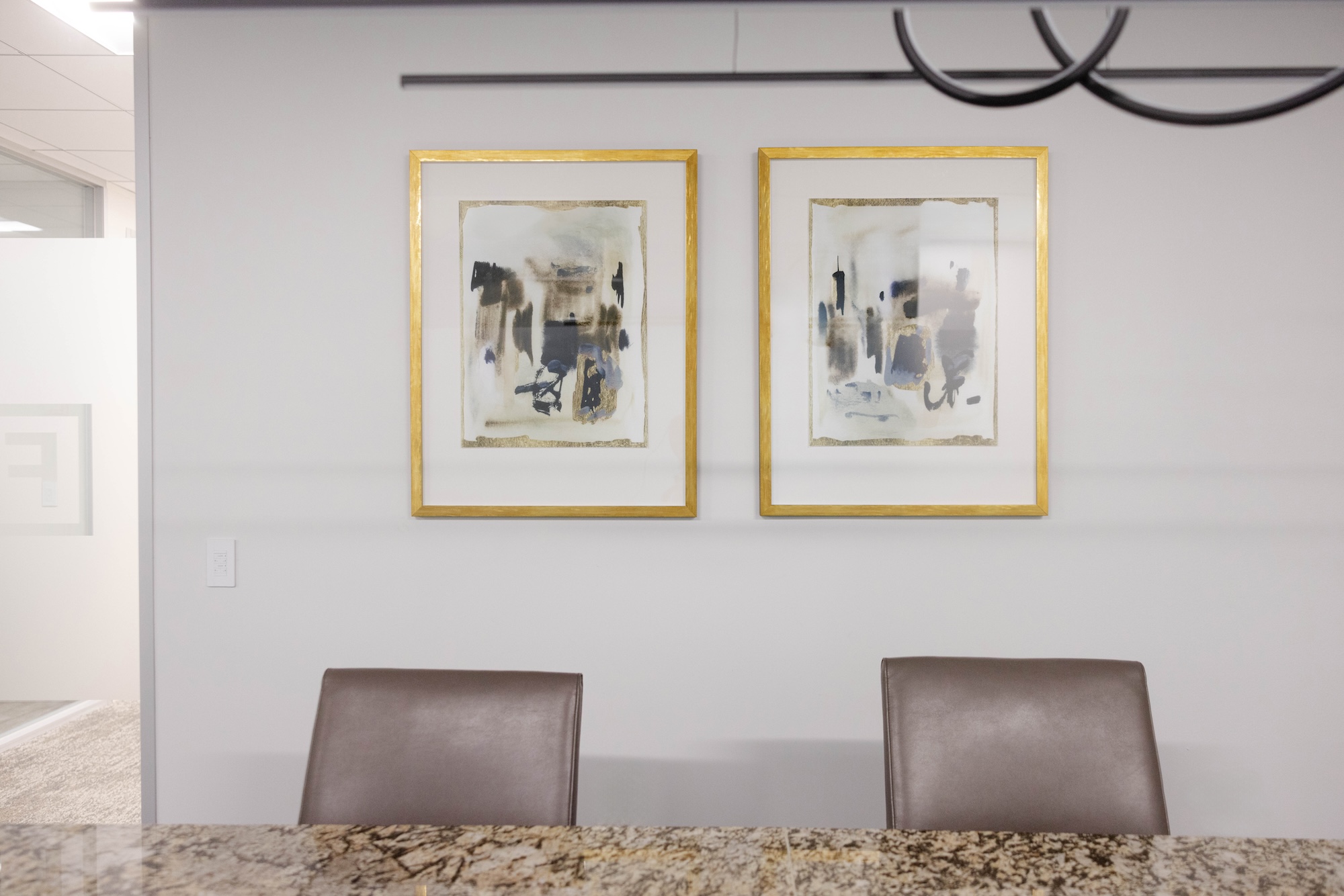 Framed Wall Art In Meeting Room Office Design