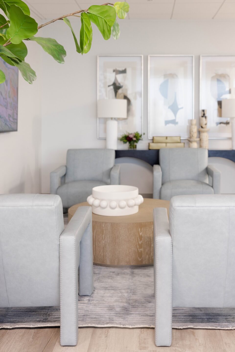 Waiting Area In Office Building Trella Design And Remodel