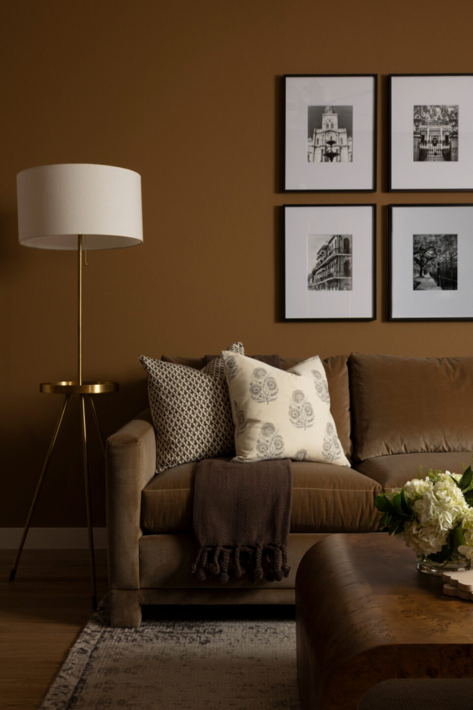 Dark Brown Paint Walls Grapevine Tx Interior Design